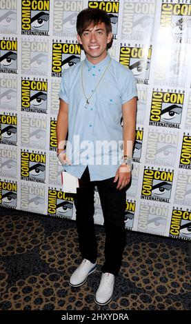 Kevin McHale 2012 Comic Con - Day 3 'Glee' Photo Op held at the Bayfront Hilton Stock Photo