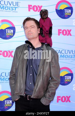 Justin Kirk and Crystal the Monkey The 2012 Teen Choice Awards held at ...