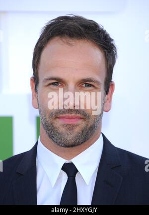 Jonny Lee Miller attends the CBS, Showtime and The CW Summer 2012 TCA Party held at the Beverly Hilton Hotel, Los Angeles. Stock Photo