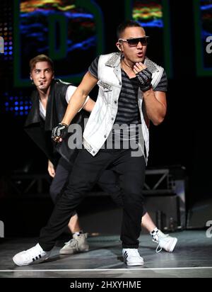 Big Time Rush in concert at the Fabrique in Milan Stock Photo - Alamy