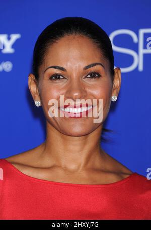 Salli Richardson-Whitfield attends the "Sparkle" World Premiere held at
