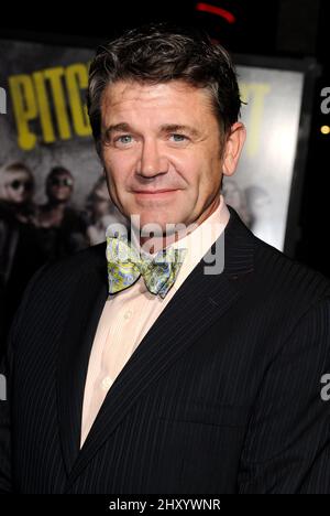 John Michael Higgins attending the 'Pitch Perfect' held at the ArcLight Theatre in Los Angeles, USA. Stock Photo