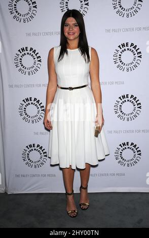 Casey Wilson attending An Evening with the casts of Happy Endings' and 'Don't Trust the B in Apartment 23' at Paley Center for Media in California. Stock Photo
