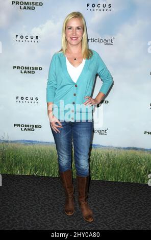 Angela Kinsey attending the 'Promised Land' Los Angeles Premiere held at the Directors Guild of America in Los Angeles, USA. Stock Photo