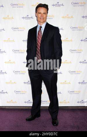 Dylan Neal attending the Hallmark Channel and Hallmark Movie Channel's '2013 Winter TCA' Press Gala held at The Huntington Library and Gardens in Pasadena in California, USA. Stock Photo