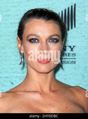 Natalie Zea attending the "Justified" Season Premiere held at Paramount