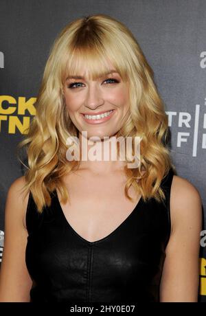 Beth Behrs attending the premiere of 'Struck By Lightning' at the Mann Chinese Theatre in Los Angeles, California. Stock Photo