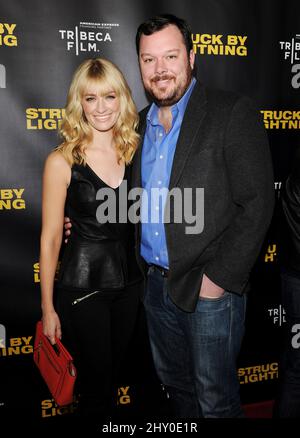 Beth Behrs attending the premiere of 'Struck By Lightning' at the Mann Chinese Theatre in Los Angeles, California. Stock Photo