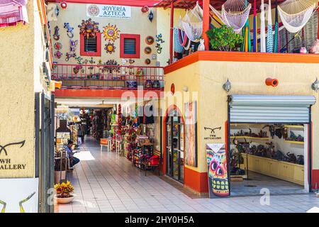 Todos Santos, Baja California Sur, Mexico. November 11, 2021. A tourist market in Todos Santos. Stock Photo
