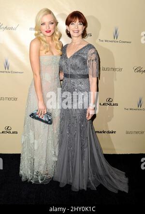 Francesca Eastwood and Frances Fisher attending The Weinstein Company's 2013 Golden Globe Awards After Party held at The Old Trader Vic's in Los Angeles, USA. Stock Photo