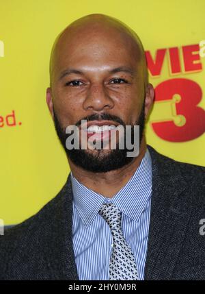 Common attends the 'Movie 43' premiere held at Grauman's Chinese Theatre, Los Angeles. Stock Photo