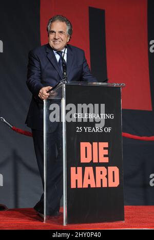 Jim Gianopulos at the 'A Good Day To Die Hard' dedication of a permanent soundstage and mural unveiling held at 20th Century Fox Lot. Stock Photo