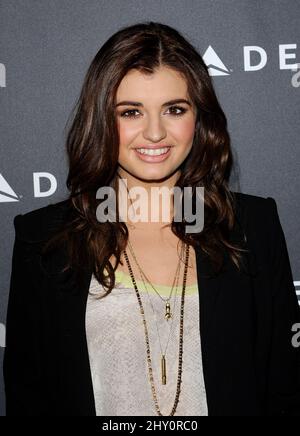 Rebecca Black attending a Delta Airlines event celebrating the LA Music