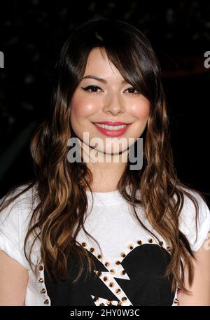 Miranda Cosgrove attending the Topshop Topman LA Opening Party held at Cecconi's in Los Angeles, USA. Stock Photo