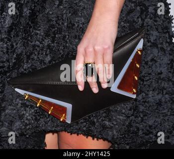 Jenna-Louise Coleman attending the season 3 premiere of the show 'Game Of Thrones' in Hollywood, California. Stock Photo