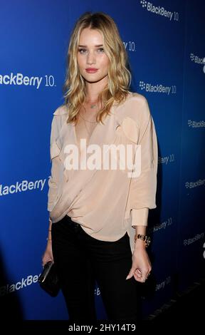 Rosie Huntington-Whiteley attending the Blackberry Z10 Launch Party held at Cecconi's in Hollywood, California. Stock Photo