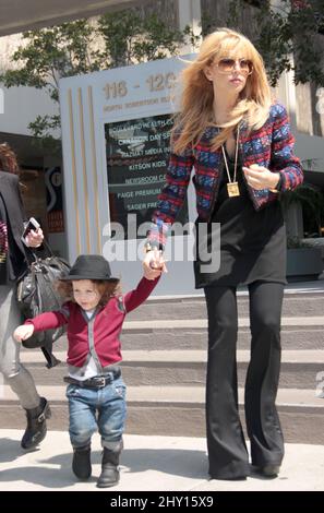 Rachel Zoe and her son Skyler Morrison Berman Rachel Zoe and husband Rodger  Berman take their son Skyler to a duck pond in Stock Photo - Alamy