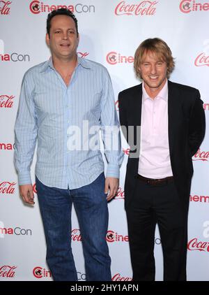 Vince Vaughn & Owen Wilson attending CinemaCon 2013 Big Screen Achievement Awards at Caesar's Palace in Las Vegas, Nevada. Stock Photo