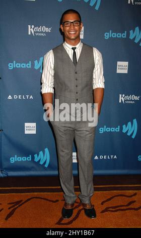 Nathan Owens arriving 24th Annual GLAAD Media Awards held at JW Marriott Los Angeles at L.A. LIVE. Stock Photo