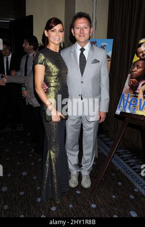 Carrie Preston & Michael Emerson attending the 3rd Annual Critics' Choice Television Awards held at Hilton Hotel in Los Angeles, USA. Stock Photo