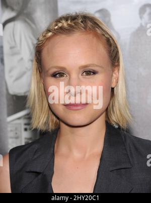 Alison Pill at the HBO's Season 2 Premiere of "The Newsroom" held at
