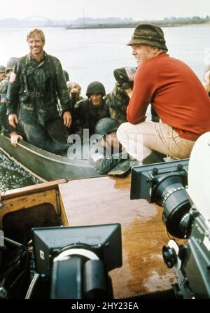 Robert Redford, Director Richard Attenborough, 'A Bridge Too Far' (1977) United Artists. File Reference # 34145-492THA Stock Photo