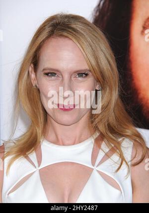 Amy Ryan arrives at the premiere of "Clear History" at the Cinerama