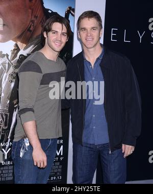 Luc Robitaille and son Steven McQueen arrive at Spike TVs Video