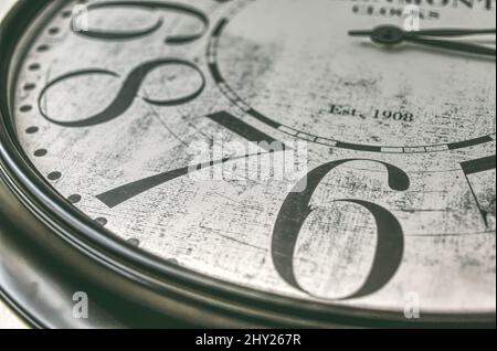 Closeup of an old white watch - perfect for background Stock Photo