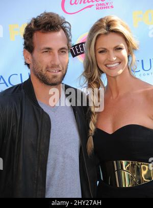 Jarret Stoll and Girlfriend Erin Andrews at LA Kings 2014 Stanley