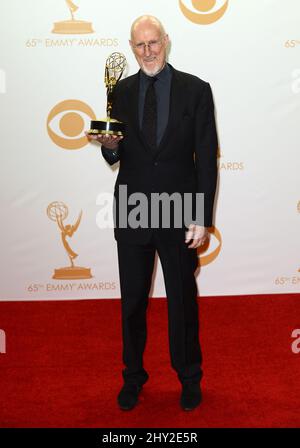 James Cromwell in the press room at the 65th Annual Primetime Emmy Awards held at the Nokia Theatre at L.A. Live in Los Angeles, USA. Stock Photo