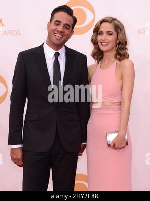 Bobby Cannavale & Rose Byrne attends the 65th Annual Primetime Emmy Awards held at the Nokia Theatre at L.A. Live, September 22, 2013 in Los Angeles. Stock Photo