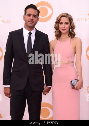 Bobby Cannavale & Rose Byrne attends the 65th Annual Primetime Emmy Awards held at the Nokia Theatre at L.A. Live, September 22, 2013 in Los Angeles. Stock Photo