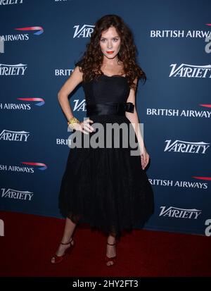 Anna Friel arriving for the British Airways New A380 double-decker Plane Launch Party held at Sunset Plaza Private Residence, Los Angeles. Stock Photo