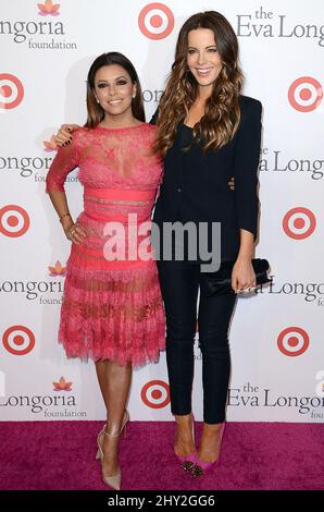 Eva Longoria and Kate Beckinsale attending the Eva Longoria Foundation Dinner at Beso in Hollywood, California. Stock Photo