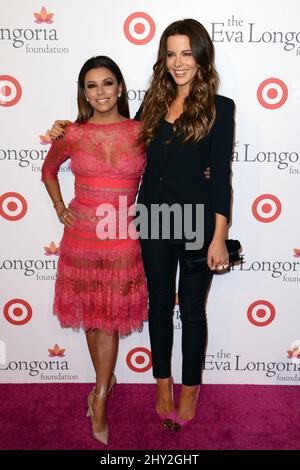 Eva Longoria, Kate Beckinsale attending the Eva Longoria Foundation Dinner at Beso in Hollywood, California. Stock Photo