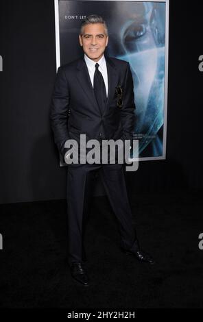 George Clooney attending the 'Gravity' New York Premiere at AMC Lincoln Square Stock Photo