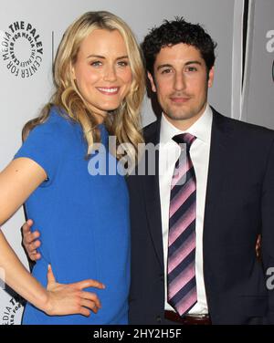 Taylor Schilling & Jason Biggs attending the "Orange Is The New Black