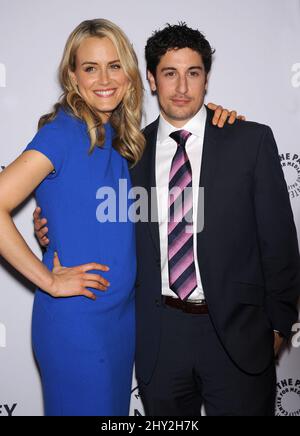 Taylor Schilling & Jason Biggs attending the "Orange Is The New Black