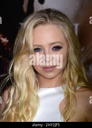 Portia Doubleday attending the premiere of 'Carrie' in Los Angeles, California. Stock Photo