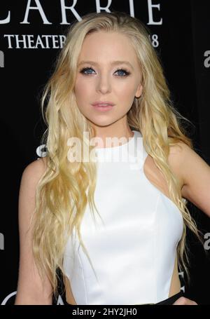 Portia Doubleday attending the premiere of 'Carrie' in Los Angeles, California. Stock Photo