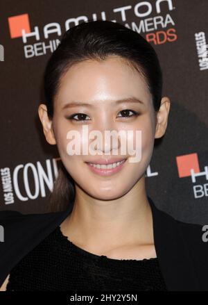 Claudia Kim attends the Hamilton and Los Angeles Confidential Magazine