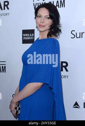 Laura Prepon arrives at the fourth annual amfAR Inspiration Gala at Milk Studios on Thursday, Dec. 12, 2013 in Los Angeles. Stock Photo