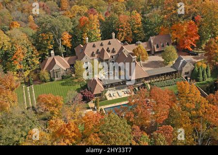 An overhead view of Tim McGraw and Faith Hill's Nashville Home in Tennessee. Stock Photo