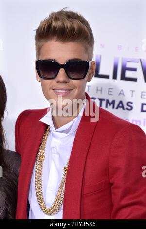 Justin Bieber attending "Justin Bieber's Believe" World Premiere held