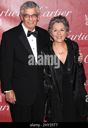 Barbara Boxer & Stewart Boxer attending the 25th Annual Palm Springs International Film Festival Awards Gala at Palm Springs Convention Centre in Los Angeles, California. Stock Photo