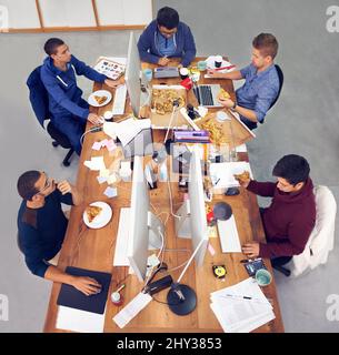 The IT experts. Shot of employees in an IT office. Stock Photo