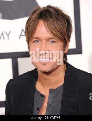 Keith Urban arrives at the 56th annual GRAMMY Awards at Staples Center ...