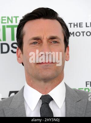 Jon Hamm attending the Film Independent Spirit Awards 2014 Stock Photo