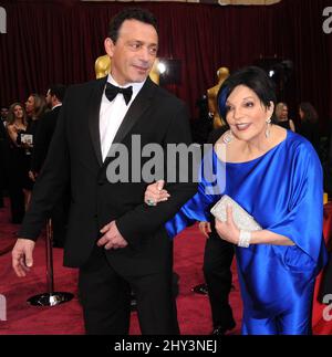 Liza Minnelli and Lorna Luft arriving at the 86th Academy Awards held at the Dolby Theatre in Hollywood, Los Angeles, CA, USA, March 2, 2014. Stock Photo
